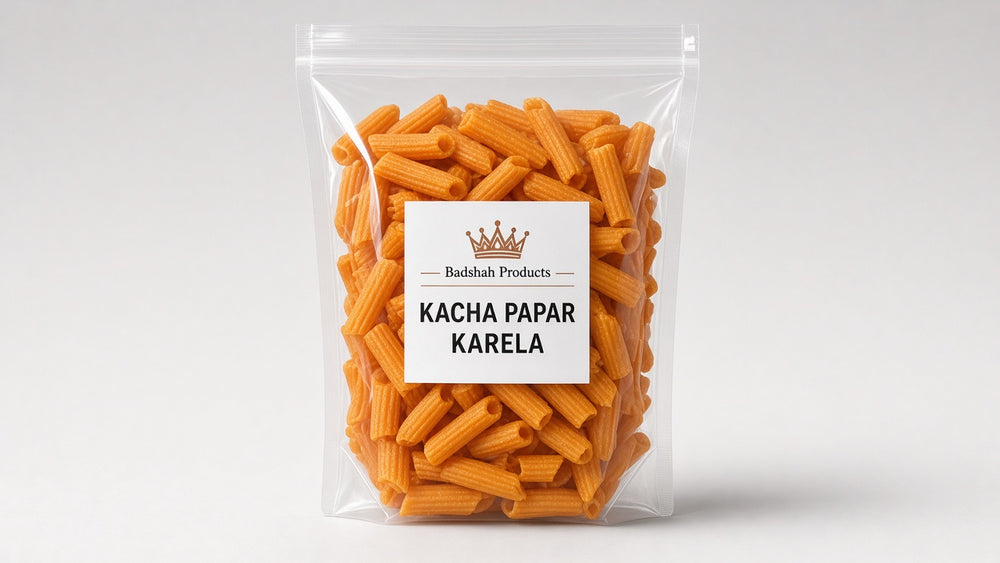 Karela Shape Kacha Papar - Badshah Products