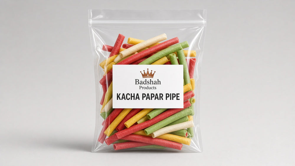 Pipe Shape Kacha Papar - Badshah Products