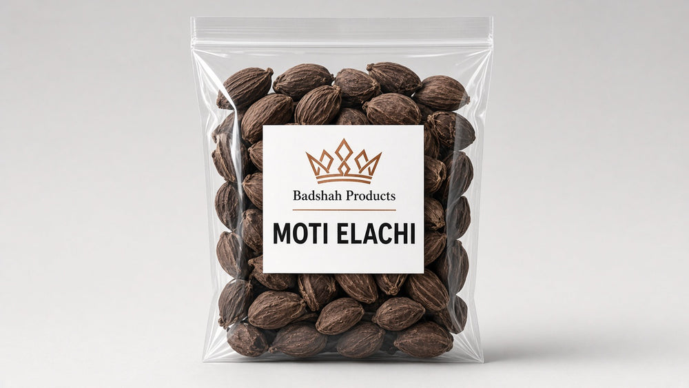 Moti Elaichi (Black Cardamom) - Badshah Products