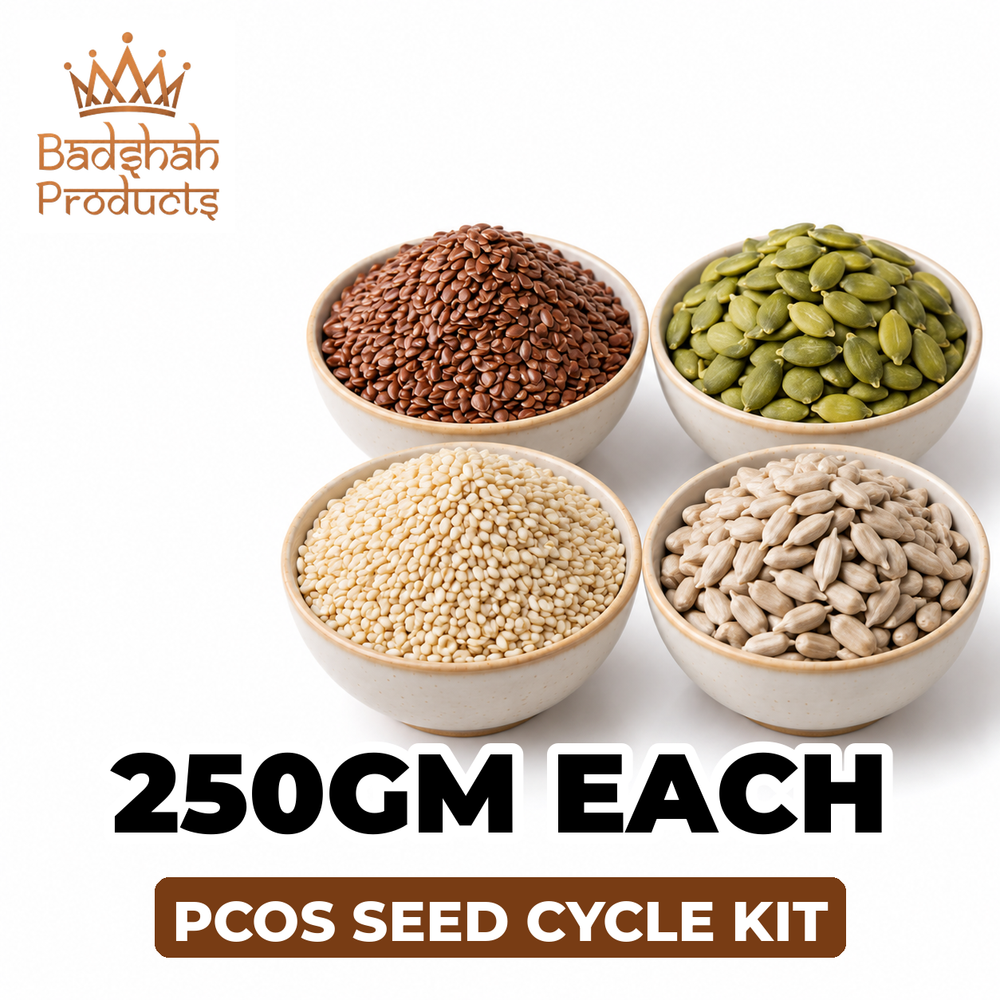Badshah Products PCOS Seed Cycle Kit - Flax, Pumpkin, Sesame, Sunflower (250GM Each)